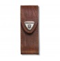 Victorinox Leather Belt Pouch/Sheath. Brown with hook and loop fastener. 40547